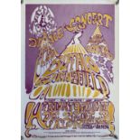 ORIGINAL FAMILY DOG SAN FRANCISCO PYSCH POSTER - BUFFALO SPRINGFIELD - 1968.