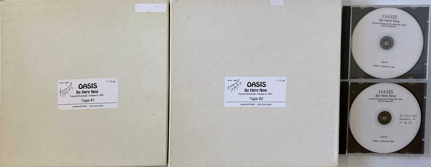 OASIS - 1997 BE HERE NOW CONCERT TAPE REELS.