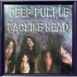 DEEP PURPLE SIGNED LP FRAMED.