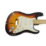 SMASHED FENDER STRATOCASTER