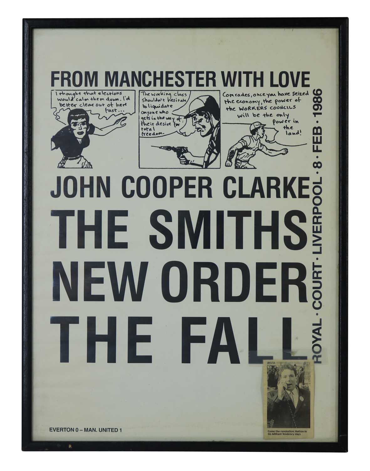 NEW ORDER, THE SMITH & THE FALL 1986 POSTER