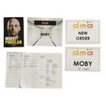 MOBY & NEW ORDER TOUR MEMORABILIA