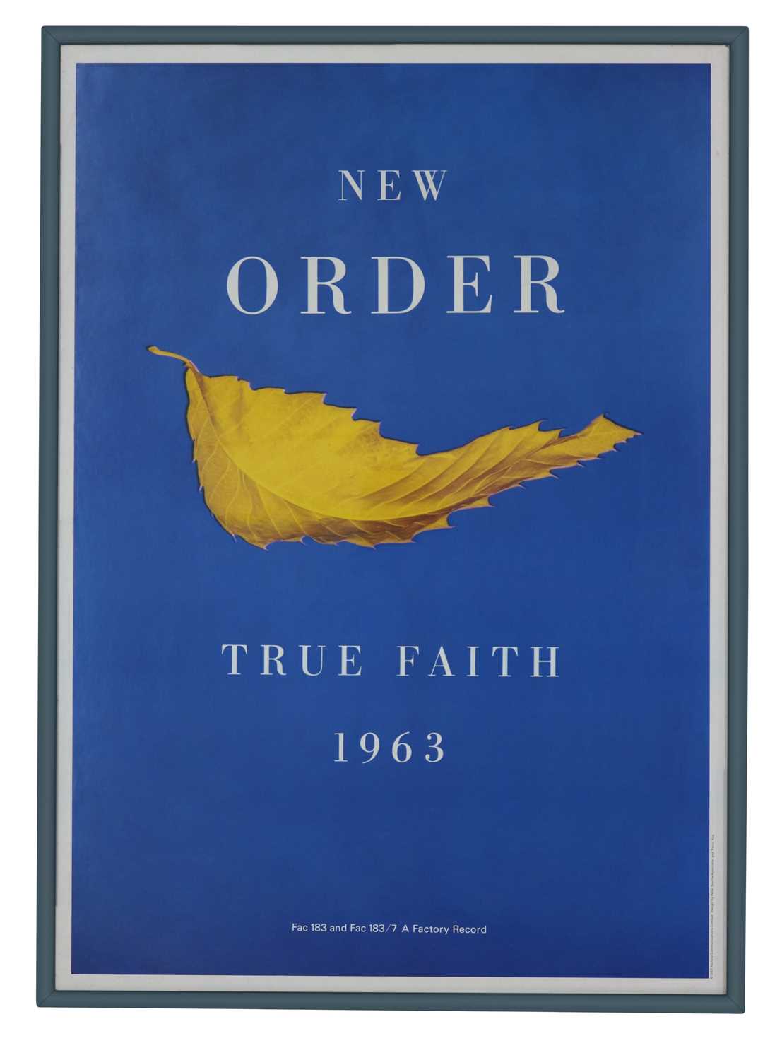 NEW ORDER TRUE FAITH 1963 ORIGINAL PROMO