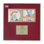 NEW ORDER TRAINSPOTTING BPI AWARD DISC