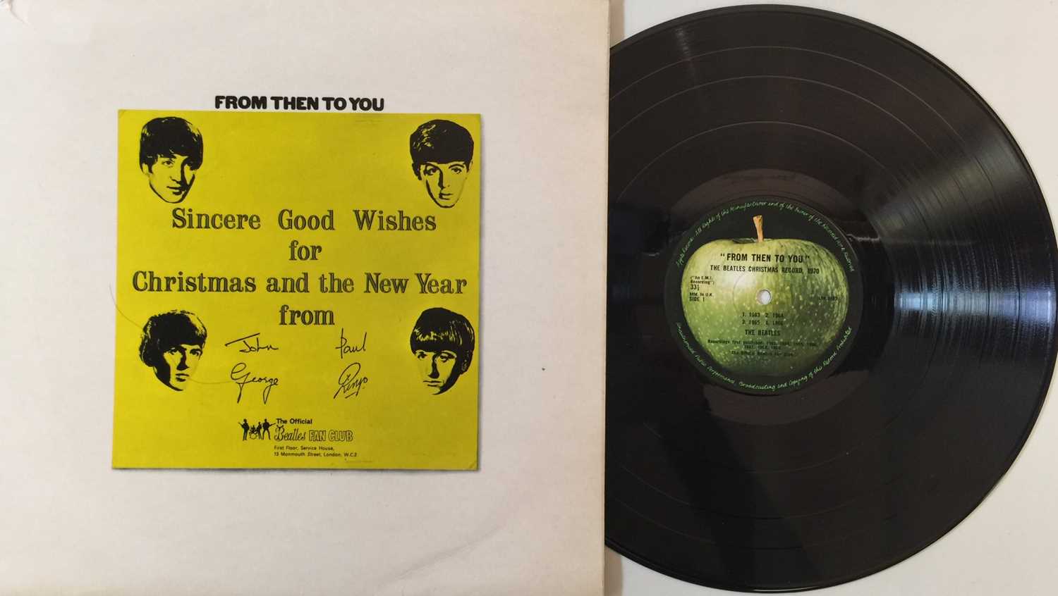 THE BEATLES - FROM THEN TO YOU LP (ORIGINAL UK PRESSING - LYN 2153/2154)