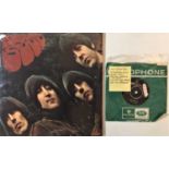 THE BEATLES - RUBBER SOUL/SHE LOVES YOU (ORIGINAL FACTORY SAMPLE STICKERED COPIES)