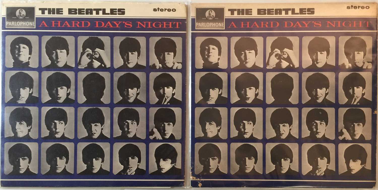 THE BEATLES - A HARD DAY'S NIGHT LPs (1ST AND 2ND UK STEREO PRESSINGS - PCS 3058)