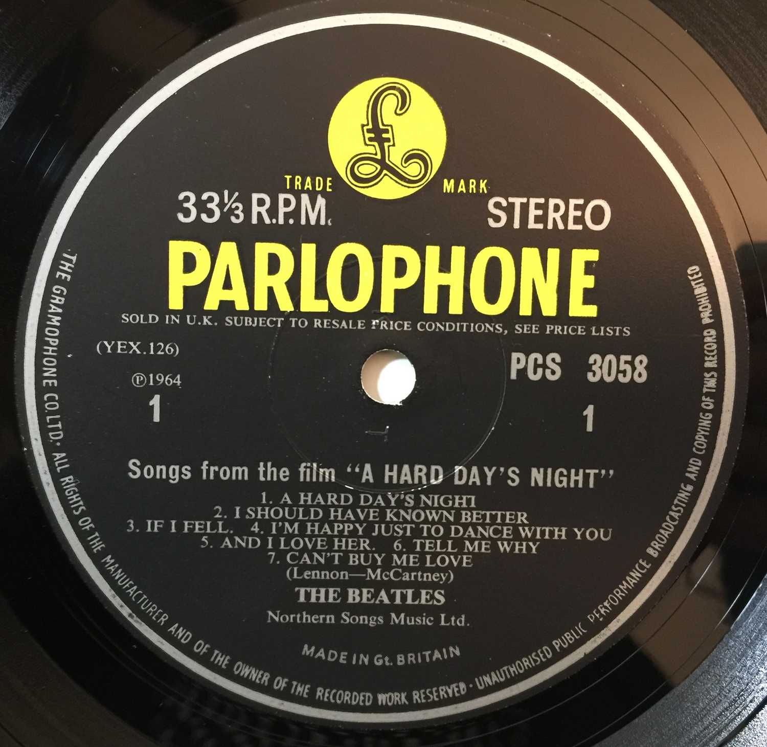 THE BEATLES - A HARD DAY'S NIGHT LPs (1ST AND 2ND UK STEREO PRESSINGS - PCS 3058) - Image 4 of 4