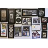 FRAMED BEATLES ITEMS.