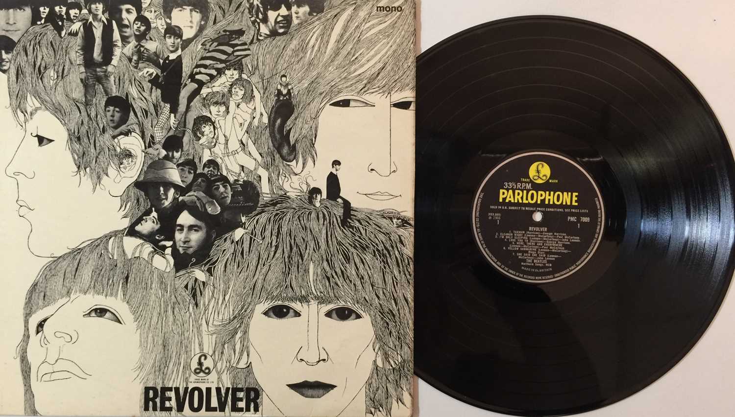 THE BEATLES - REVOLVER LP (ORIGINAL UK MONO 'WITHDRAWN MIX' XEX 606-1)