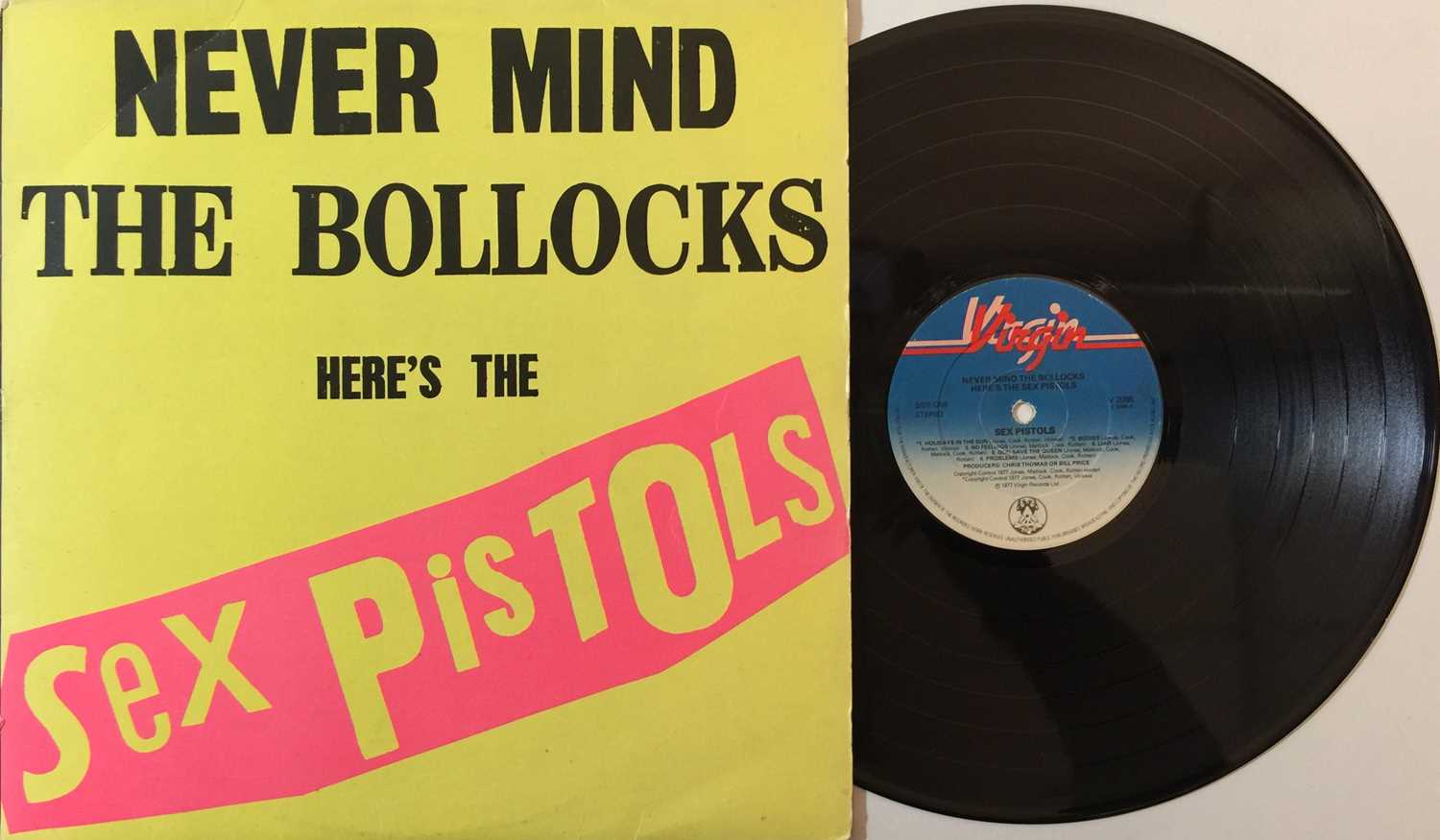 SEX PISTOLS - NEVER MIND THE BOLLOCKS LP (PLAIN BACK - V2086)