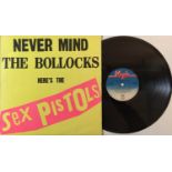 SEX PISTOLS - NEVER MIND THE BOLLOCKS LP (PLAIN BACK - V2086)