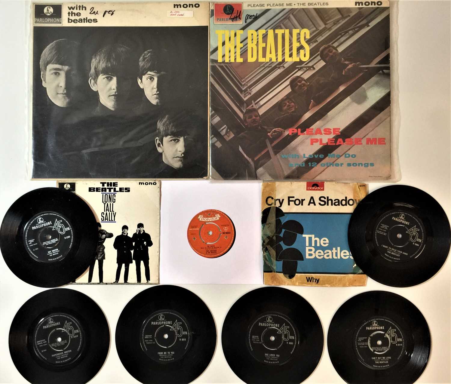 THE BEATLES - LPs/ 7" PACK