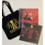 THE WHITE STRIPES - ELEPHANT/GET ME OUT SATAN LPs - RSD RED/WHITE COLOURED VINYL COPIES