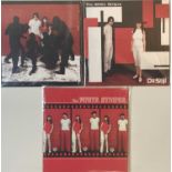 THE WHITE STRIPES - FIRST THREE ALBUMS - LIMITED RED/WHITE SPLIT VINYL COPIES