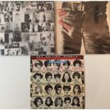 THE ROLLING STONES - EXILE/STICKY FINGERS/SOME GIRLS - LPs