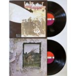 LED ZEPPELIN - II & IV (ORIGINAL/EARLY UK PLUM ATLANTIC PRESSINGS)