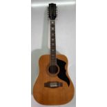 EKO RANGER 12-STRING ACOUSTIC GUITAR W/KINSMAN CASE.