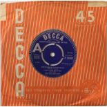 PAUL AND RITCHIE AND THE CRYING SHAMES - SEPTEMBER IN THE RAIN 7" (ORIGINAL UK DEMO - DECCA F. 12483