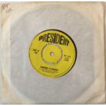 HAT & TIE - FINDING IT ROUGH 7" (UK PRESIDENT RECORDS - PT 122)