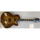 HOFNER - 1957 COMMITTEE ELECTRIC GUITAR - USED AS RESIDENT GUITAR AT THE 2'IS COFFEE BAR