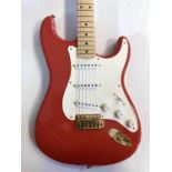 2004 ISSUED STRATOCASTER CUSTOM SHOP NOS FIESTA RED.