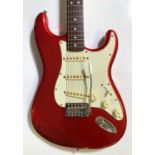 SQUIRE CLASSIC VIBE STRAT CANDY APPLE ELECTRIC GUITAR.