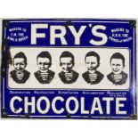 REPRODUCTION FRY'S CHOCOLATE SIGN.