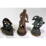 CLASSICAL STYLE STATUETTES.