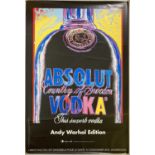 ANDY WARHOL - ABSOLUT VODKA POSTER.