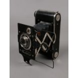 Konishiroku (predecessor of Konica) 1925-1940 Rokuoh-Sha Pearlette, Japanese folding camera with