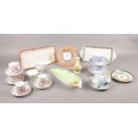 A Box of miscellaneous ceramic's, Sylvac, Royal Winton, Royal Worcester examples