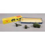 Dinky Toys 25- pounder Field Gun set No. 697 in original box