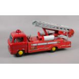 A 1960's tin plate Fire Engine, made in Japan, Battery powered.