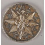 A cased silver jubilee of the star medal, dated 1888-1938.