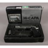 A boxed Marui Hi-CAPA air pistol, cal. 45.