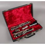 A Noblet of Paris Artist clarinet in carry case. Missing components.
