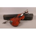 A 19th Century 'The Maidstone' violin bearing the retail label of John G. Murdoch & Co, Limited.