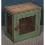 A painted pine meat safe.
