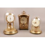 Three anniversary clocks. Two Kundo examples and a Schatz example.
