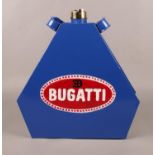 A Bugatti reproduction petrol can