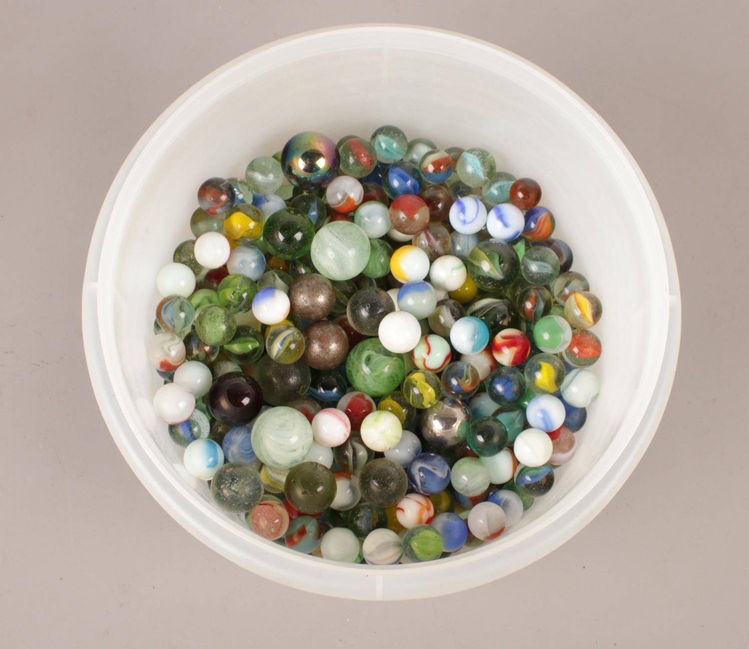 A quantity of assorted glass marbles. - Image 2 of 2