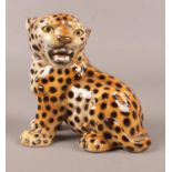 A Giovanni Ronzan Leopard cub. Model 1571/A, signed on back.