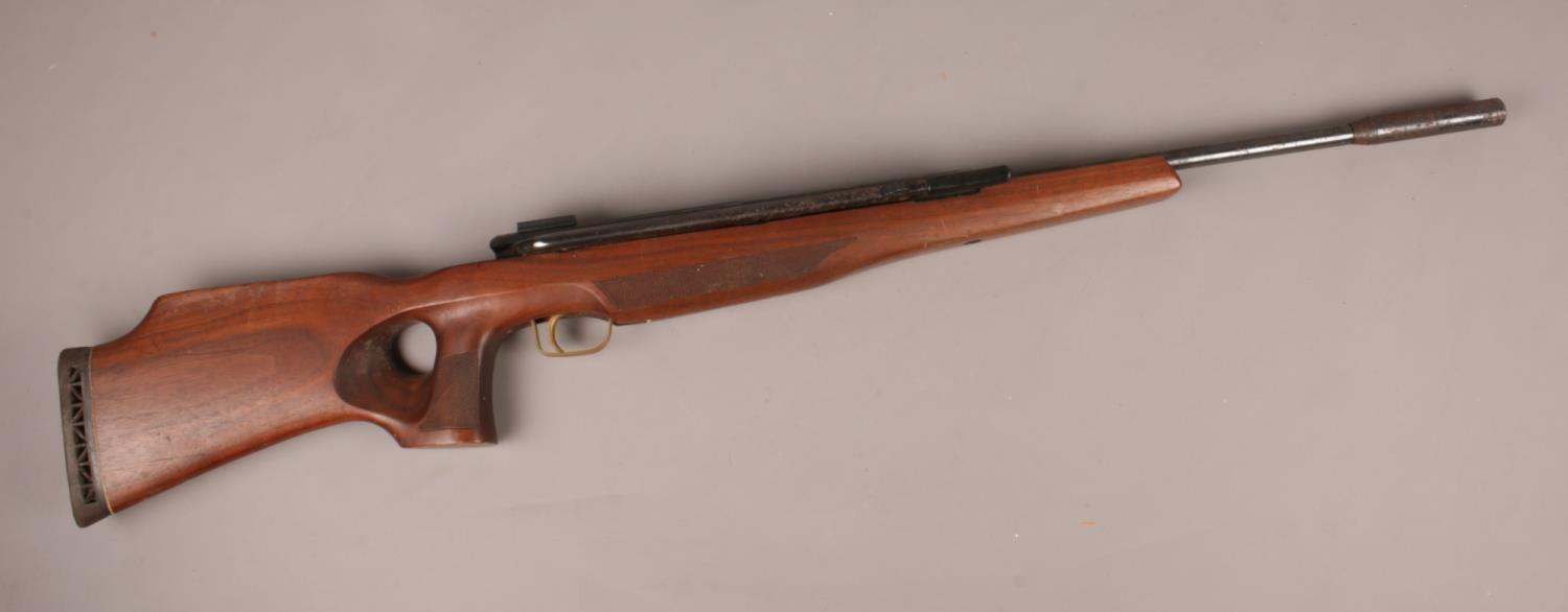 An Air Arms Khamsin .22 calibre side lever air rifle. CAN NOT POST. In need of repair. Side lever