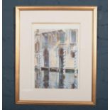 Michael McDonagh Wood, framed watercolour print. 'San Luca I' limited edition, certificate of