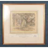 A framed limited edition print by 4th Earl of Aylesford. From the Huntingdonshire Conservative Club,