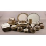 A collection of Denby stoneware dinnerwares.