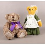 A Harrods & Keel Toys Teddy bears. ( Keels Teddy with dust cover)