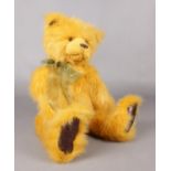 A Modern jointed teddy bear by Charlie Bears. 'Keeper' designed by Heather Lyell L 52 cm with dust