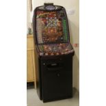 An Indiana Jones themed electronic fruit machine by Barcrest Games. In need of attention.